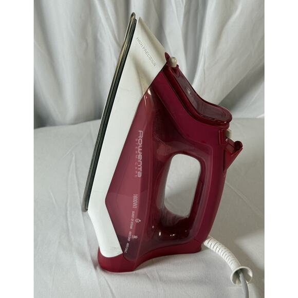 Rowenta DW3185 Steam Care Electric 1600W 120V Iron, Red/ white , 85-07 - Picture 1 of 9